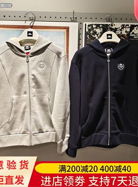 Kappa/卡帕25年冬季女士针织开身连帽茄克保温加绒外套K0F82MK16A