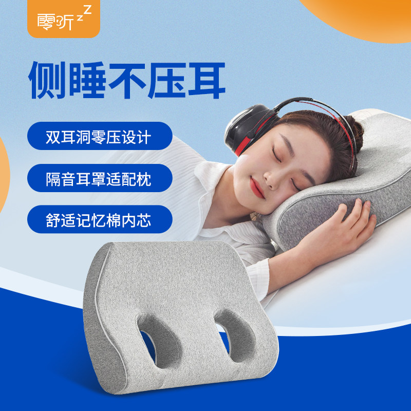 零听隔音耳罩适配枕侧睡防压耳图片