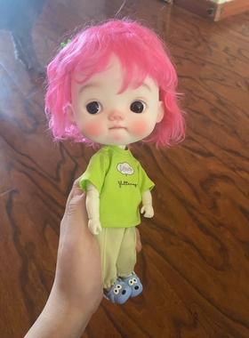 （定制）彩色款springdoll品牌马海毛bobo头假发blythe Qbaby