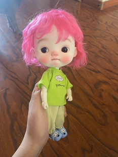 （定制）彩色款springdoll品牌马海毛bobo头假发blythe Qbaby
