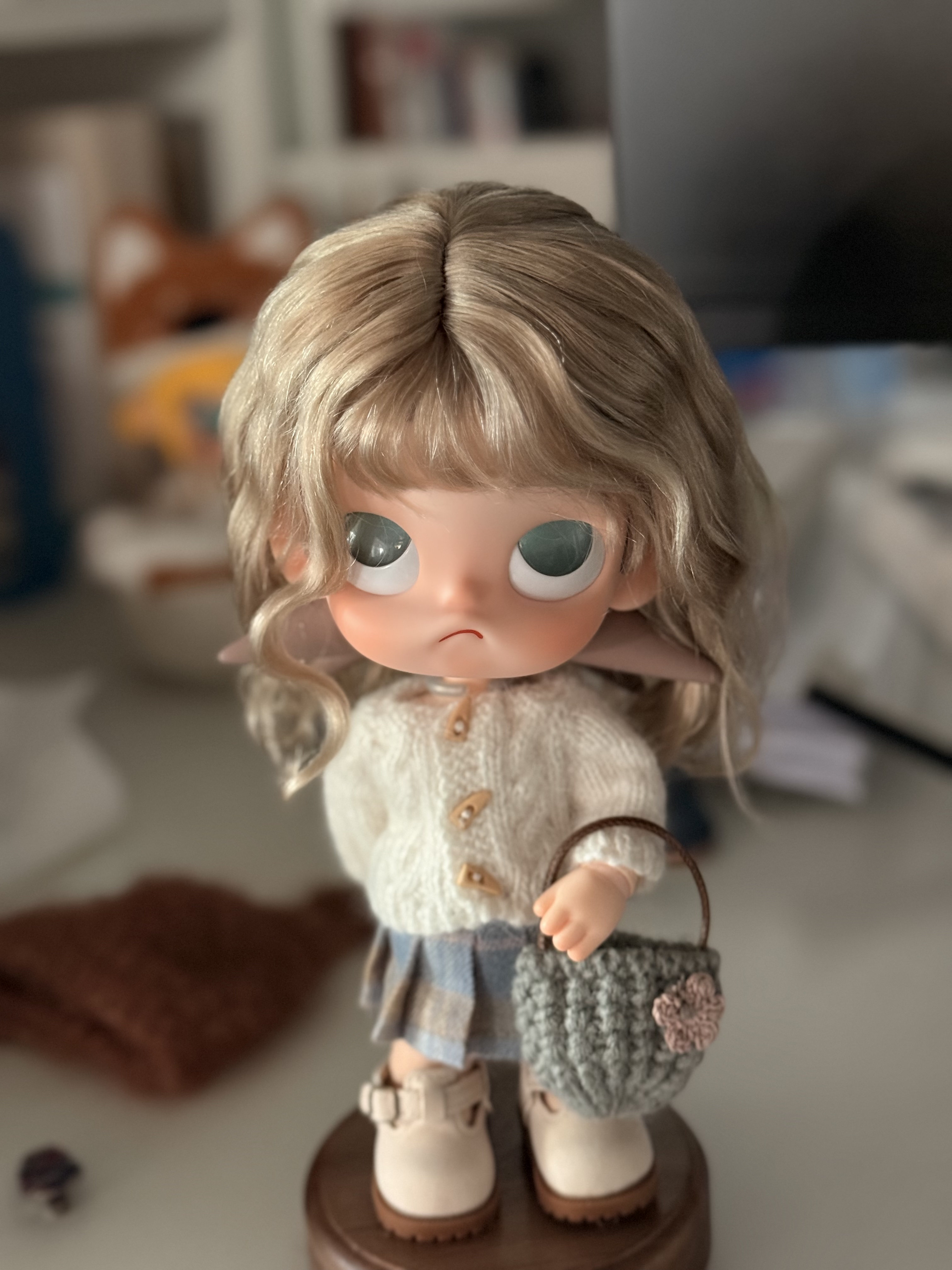 【Springdoll】波波马海毛zsiga嘎子姐blythe小布Qbaby假发