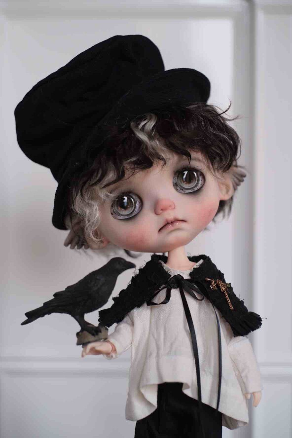 blythe小布马俄罗斯海毛幼幼头假发（定制款，混色挑染）