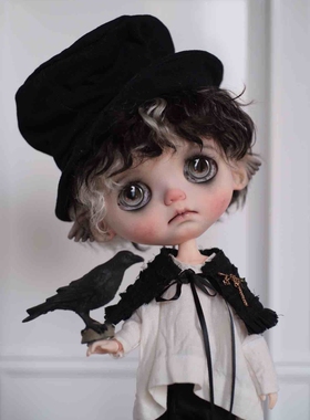 blythe小布马俄罗斯海毛幼幼头假发（定制款，混色挑染）
