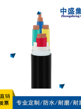 中盛变频电缆变频器专用电缆阻燃BPYJVP2 3*2.5+1*1.5