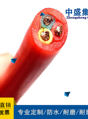 安徽天长市中盛阻燃高温计算机电缆ZRC-DJFP2GP2 4*3*1.0