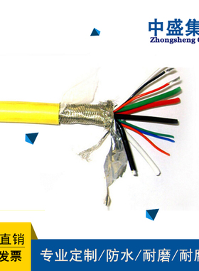 安徽中盛阻燃高温计算机电缆ZR-DJFP1VRP1 7*2*1.0
