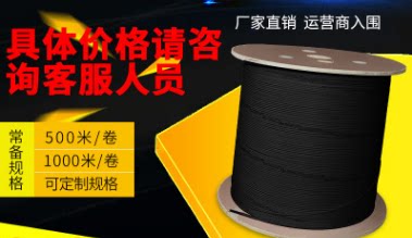 FTTH室内外GJYXCH-1B6 自承式蝶形缆引入皮线1芯光纤光缆