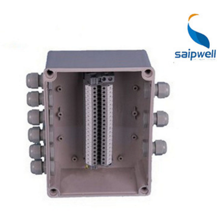 防水盒套餐 DS-AG-1520 含导轨塑料防水接线盒 三进六出接线盒