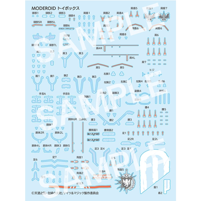 MODEROIDToyBox用水转印贴纸