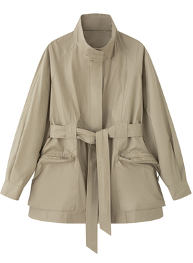 ariose艾诺丝雅诗官方正品2026年春季新款中长款风衣外套BR101136