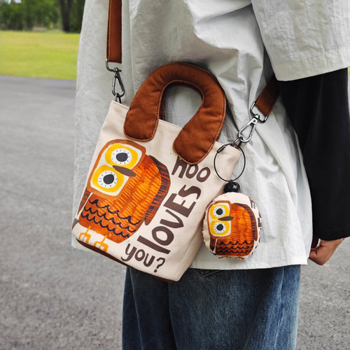 可爱原创水桶包斜挎包2024新款