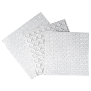 硅胶静音防撞颗粒防撞贴门把手消音垫衣柜柜门胶粒贴透明静音贴