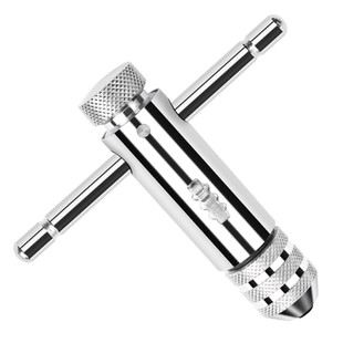 手用丝锥扳手手动攻丝神器攻牙器夹头加长可调式棘轮丝攻绞手工具