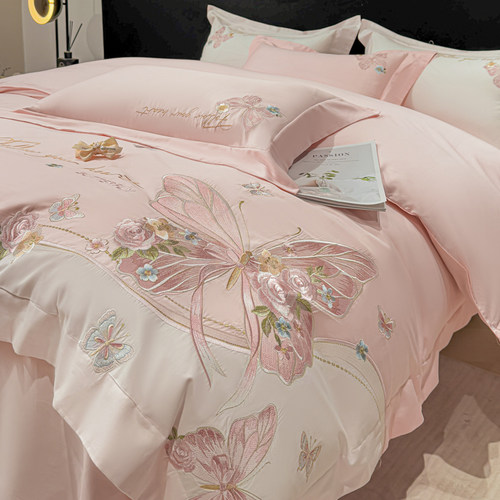 高端轻奢A类新疆长绒棉四件套100