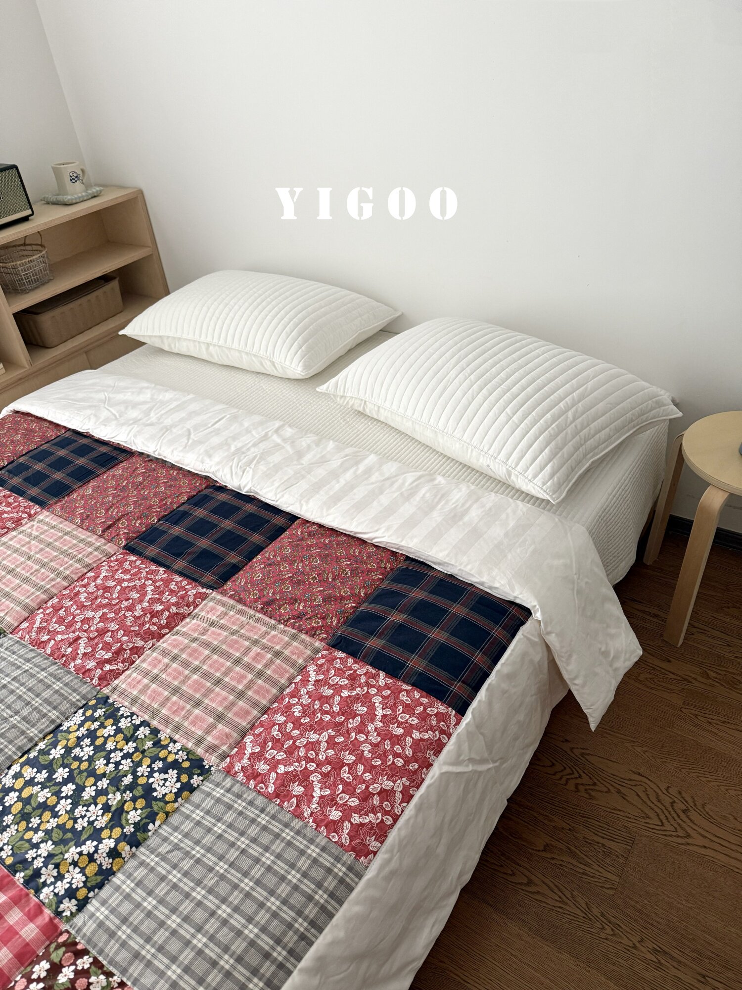 Бабушкино ручное одеяло из цельного хлопка лоскутное четырехсезонное корейское одеяло благополучия