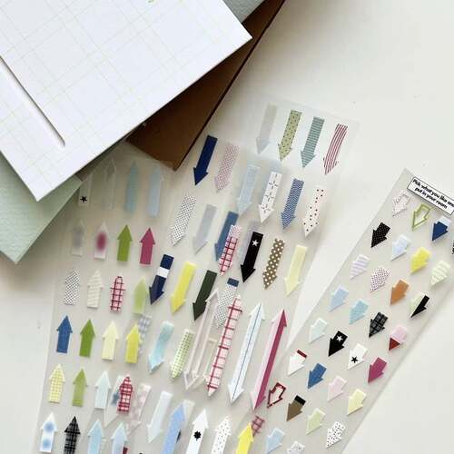 soii手帐分装|eg.island 贴纸卷《箭头》双透哑面模切