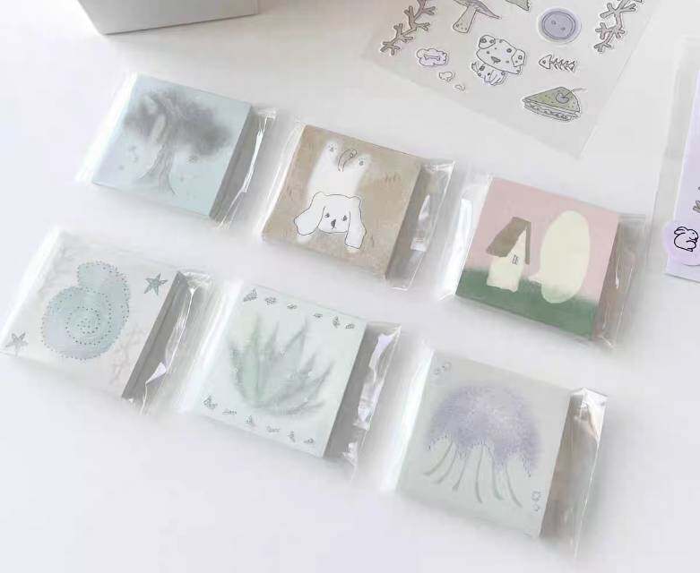 soii手帐分装|絮状物 6款便签《小便签》5*5cm