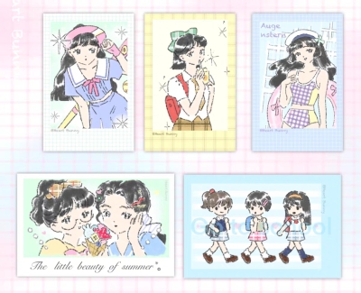 soii手帐分装|heartbunny 5款拍立得卡片《夏日制服》