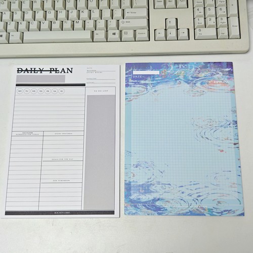 soii手帐分装|Roche's 2款B5拍纸dailyplan+rain