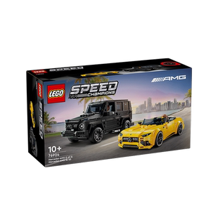 LEGO乐高超级赛车76924梅赛德斯AMG G63与AMG SL63积木玩具礼物