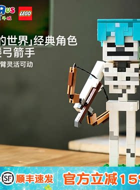 乐高LEGO积木我的世界21594骷髅