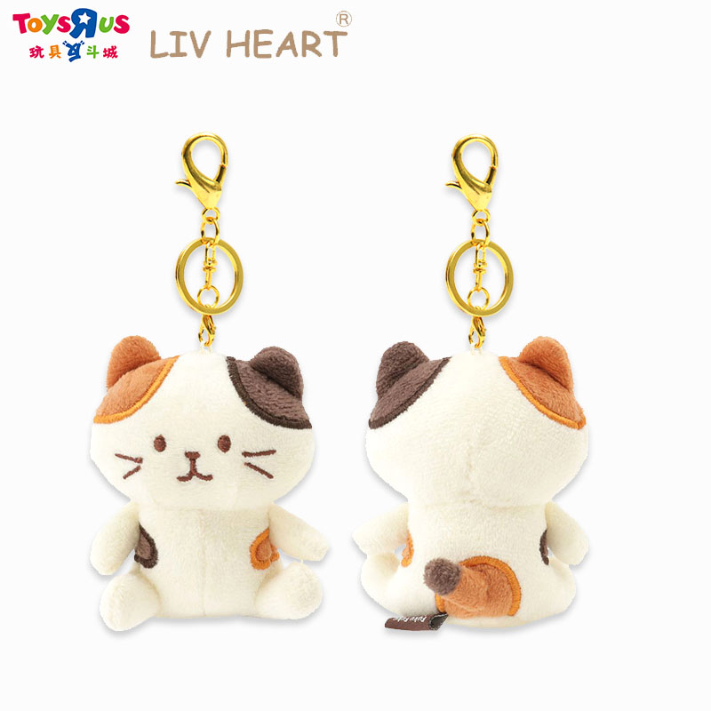 LIV HEART日本猫咪挂件玩偶钥匙扣毛绒公仔挂件生日礼物