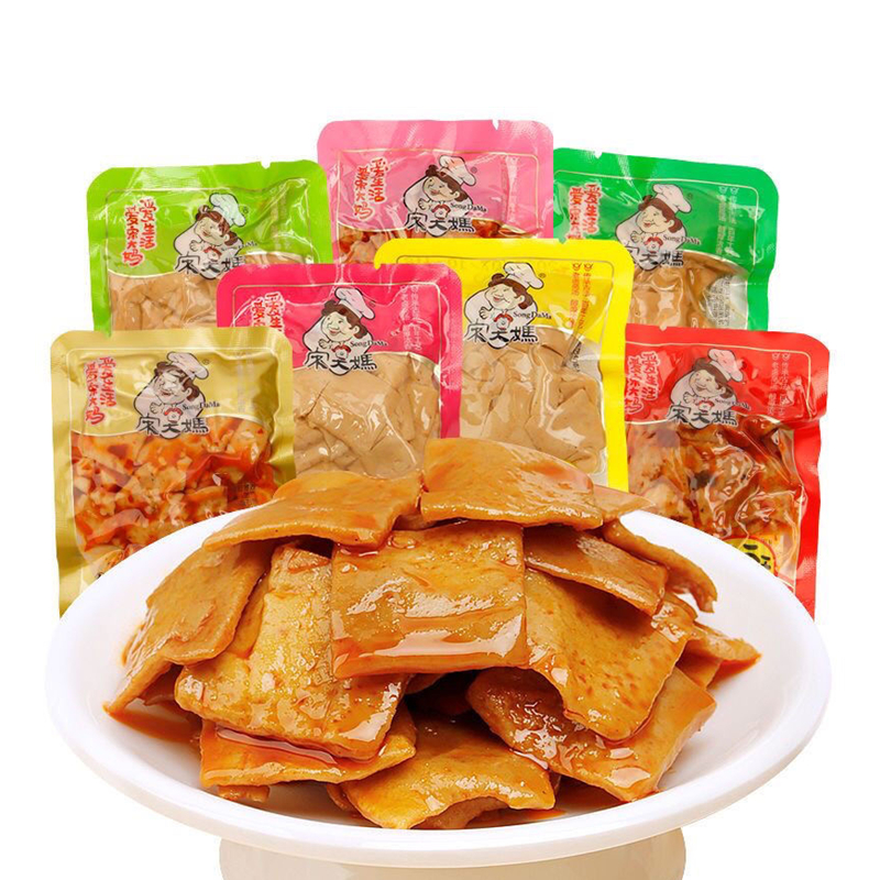 宋大妈香卤豆干500g五香鸡汁味豆腐干小包装即食素肉休闲网红零食