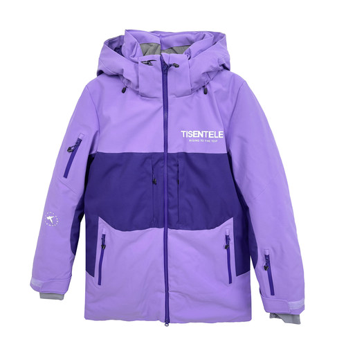 TISENTELE女滑雪衣冬季夹棉中长防风防水双板单板冲锋衣服554056