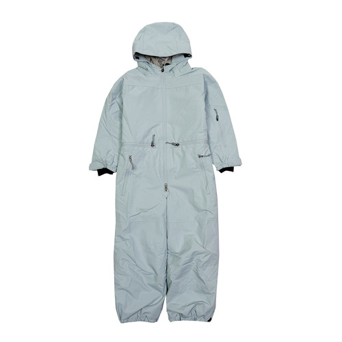 AWK*家儿童连体滑雪服防风防水腰部拉链耐磨男女童连体外套单双板