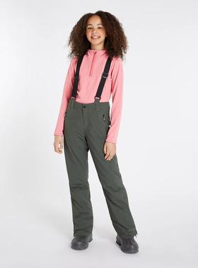 protest中大童滑雪裤背带款冬季夹棉防风防水10000双板修身耐磨