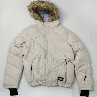 asos4505女款 防风防水夹棉双板外套 加厚滑雪上衣冬季