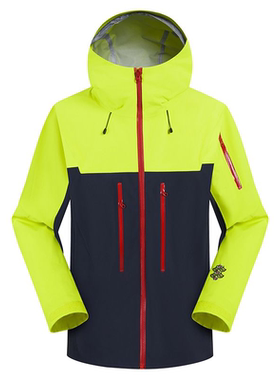 大茑硬壳冲锋衣登山春秋无logo防风防水Alpha Sv龙年男女外套夹克