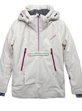 TISENTELE女套头滑雪衣冬季夹棉防水双板单板冲锋衣服中长554020