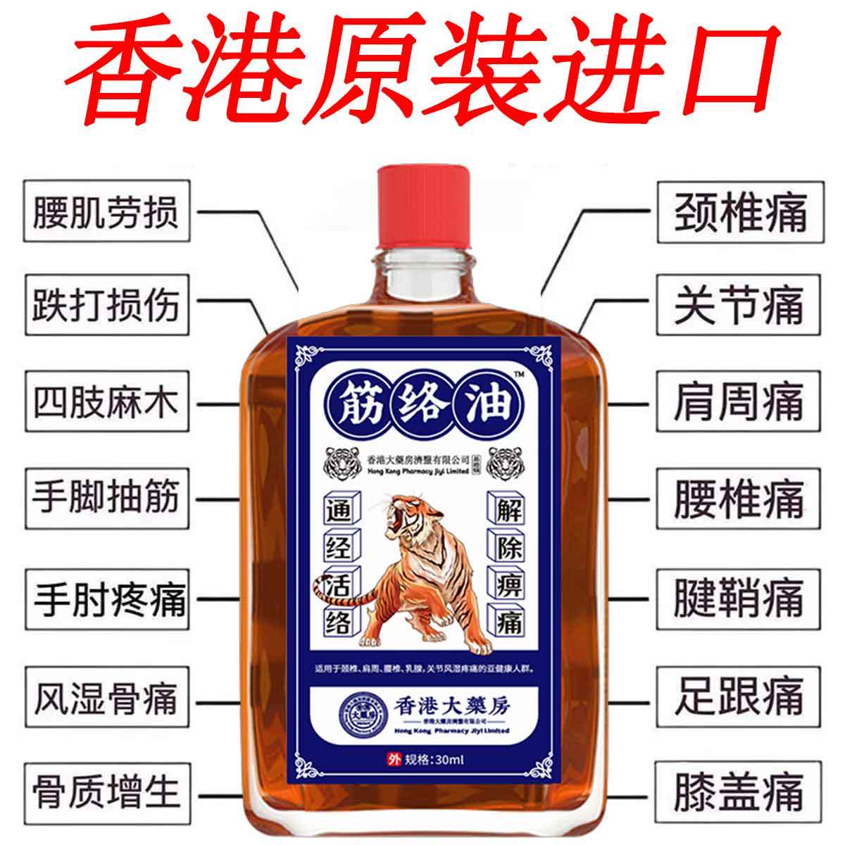 【香港大药房】活络油红花油跌打损伤外用油