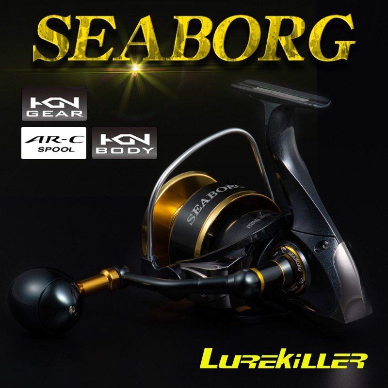 Lurekiller全金属铁板轮纺车轮SEABORG海钓轮船钓轮3000H-12000H
