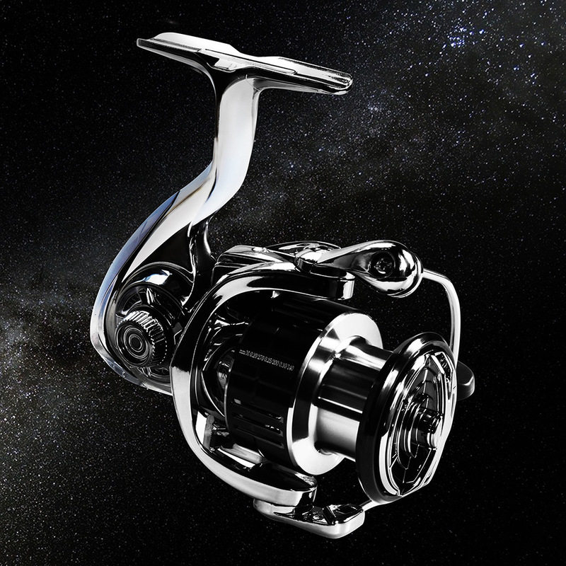 1000-5000金属纺车轮斜口微物线杯渔轮单向逆止轴承5.5:1高转速比