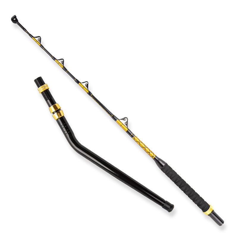 深海船钓竿130磅船竿手工船竿马