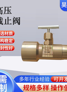 高温高压油田专用高压截止阀RC1-1/2（70-105Mpa）