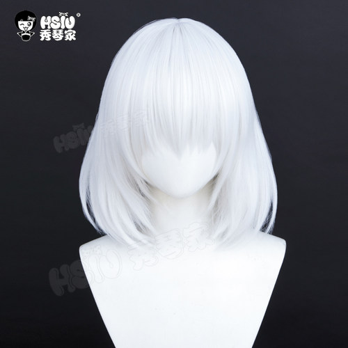 秀琴家 约会大作战 鸢一折纸cos假发 东方魂魄妖梦 伊扎克 银白色 - 封面