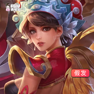 秀琴家 王者 虞姬cos假发 霸王别姬 深棕色混蓬 分体大发包