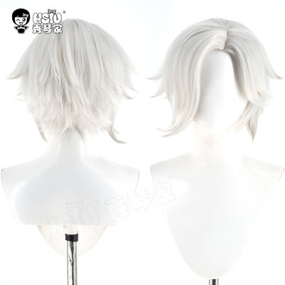 秀琴家 苍月卫人cos假发 百日战纪 偏分特调反翘混蓬造型