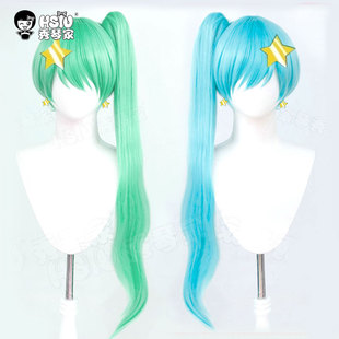 秀琴家 巴啦啦小魔仙贝贝雅雅cos假发 奇迹舞步 短主体+马尾