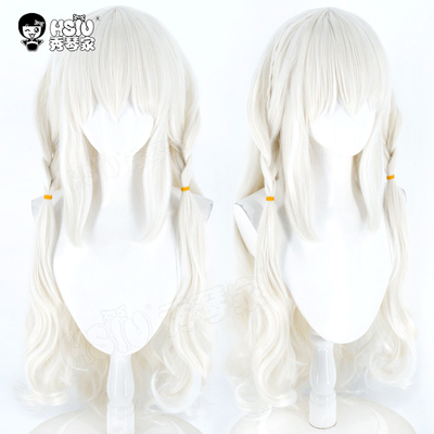 秀琴家 巧克甜恋cos 猫娘 御园莓华cosplay假发 米色混蓬丝长假毛