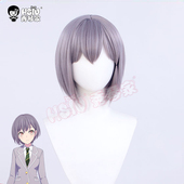 MyGO 秀琴家 薄藤色女短发中分 高松灯cos假发BanG Dream