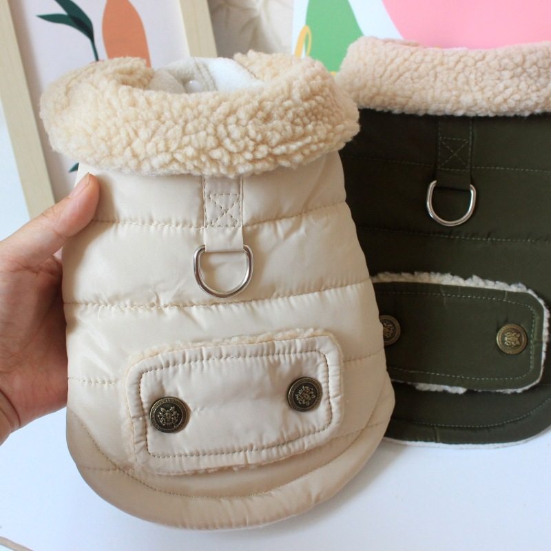 冬季厚款宠物衣服加绒加厚按扣翻领背心可牵引外套小型犬狗狗猫咪,宠物/宠物食品及用品,狗宠物服装/雨衣,淘宝优惠券,粉丝福利购,淘宝优惠卷