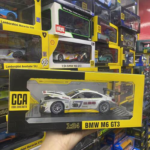 124M6GT3赛车跑车合金车模型大