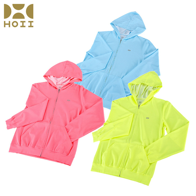 HOII后益时尚连帽防晒T