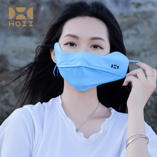 hoii后益水钻猫咪成人防晒口罩