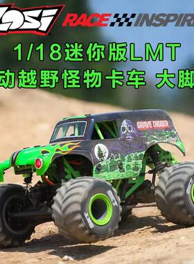 LOSI 1/18 LMT小大脚 泥地卡车遥控电动RC模型车越野车LOS01026