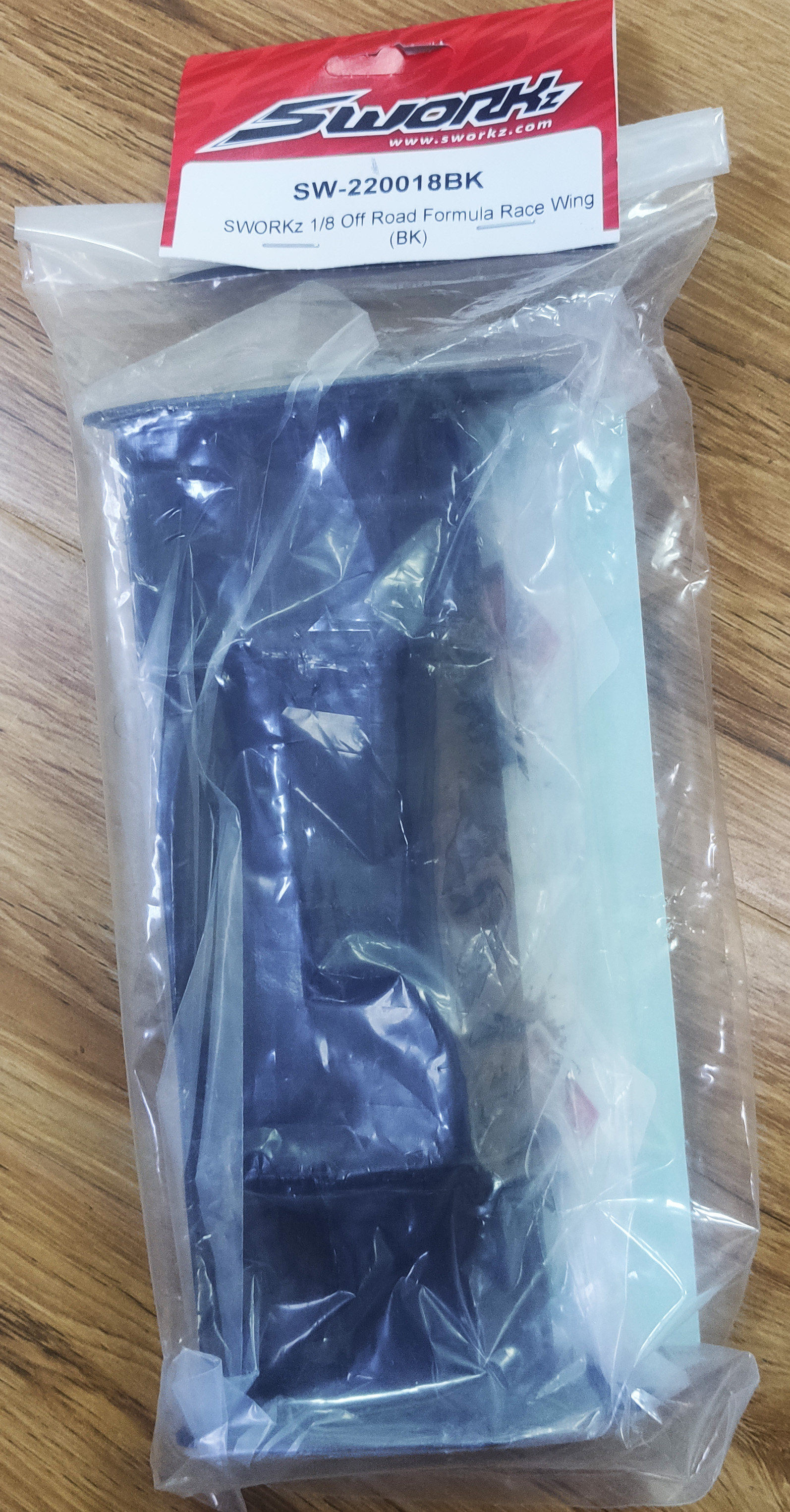 SWORKz S35-4/3 1/8越野車用速度型尾翼(黑) SW-220018BK